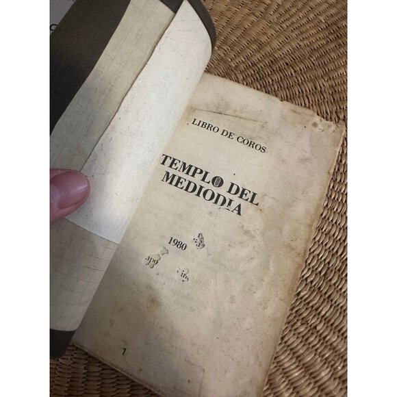 Templo del Mediodia Libro de Coros vintage books - Picture 8 of 12